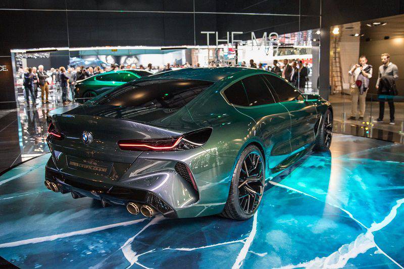 نسخه کانسپت بی‌ام‌و M8 گرن کوپه در نمایشگاه خودرو ژنو به نمایش درآمد
