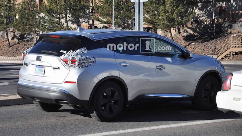 انتشار تصاویر جاسوسی فیس‌لیفت نیسان مورانو با چراغ‌های جدید