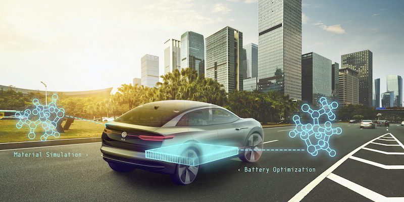 استفاده از کامپیوترهای کوانتومی برای ساخت باتری‌های خودرو توسط فولکس‌واگن