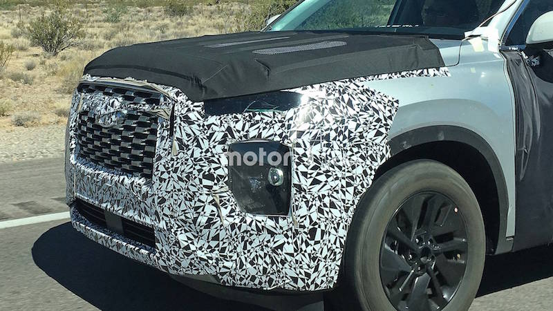 تصاویر جاسوسی هیوندای پالیسید ۸ نفره منتشر شد