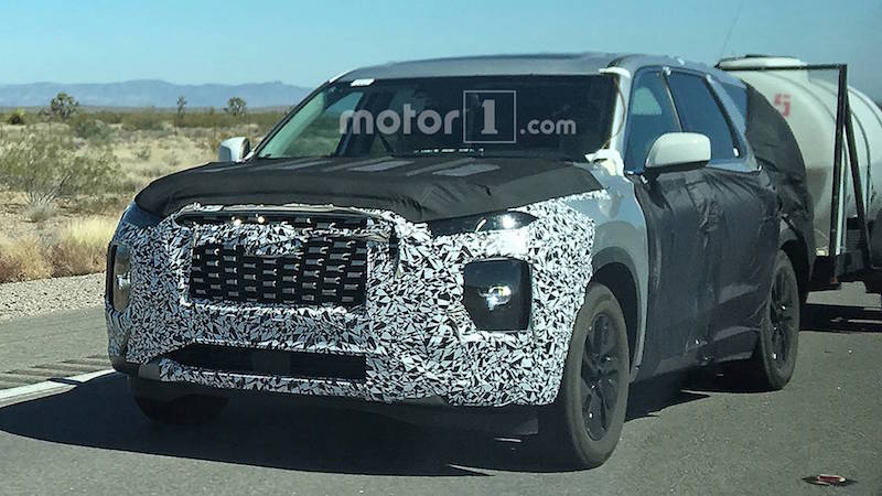 تصاویر جاسوسی هیوندای پالیسید ۸ نفره منتشر شد