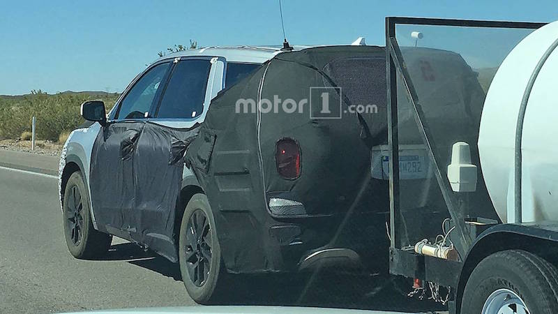 تصاویر جاسوسی هیوندای پالیسید ۸ نفره منتشر شد