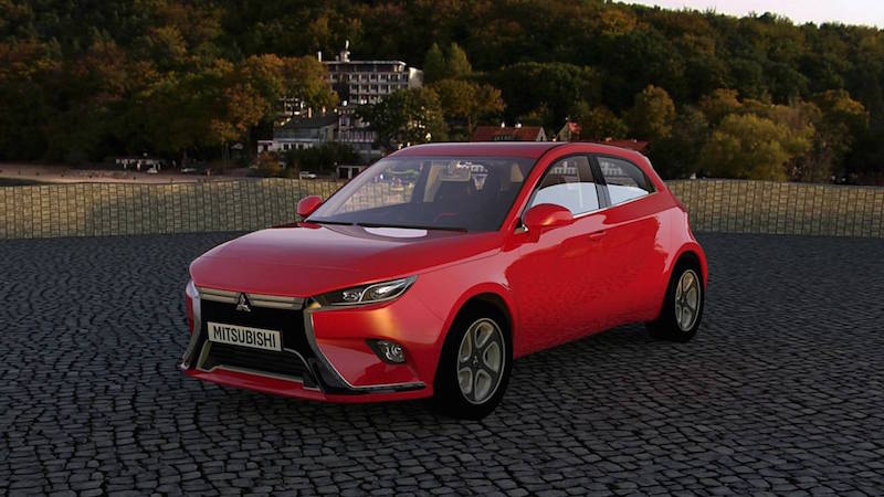 رندرهای کانسپت نسل بعدی میتسوبیشی میراژ منتشر شد