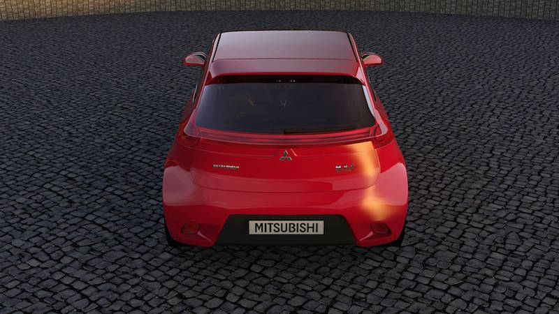 رندرهای کانسپت نسل بعدی میتسوبیشی میراژ منتشر شد