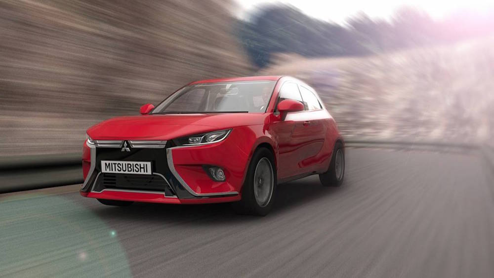 رندرهای کانسپت نسل بعدی میتسوبیشی میراژ منتشر شد