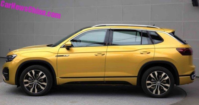 انتشار تصاویر جدید از شاسی‌بلند فولکس‌واگن تایرون