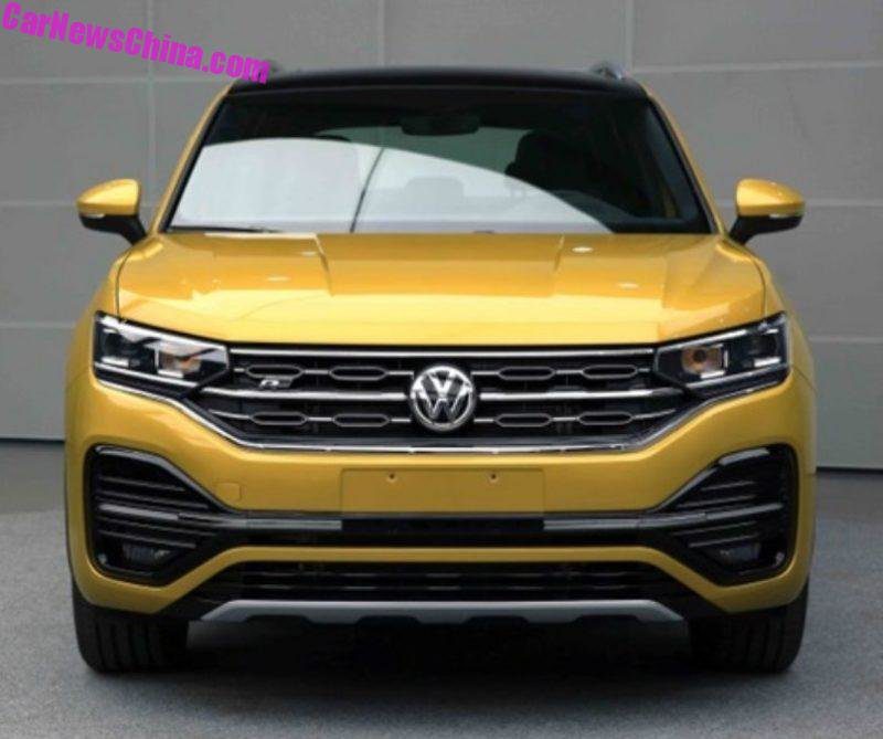 انتشار تصاویر جدید از شاسی‌بلند فولکس‌واگن تایرون