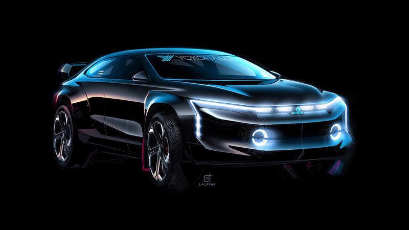 انتشار رندر جدید از کراس‌اوور کوپه‌ای میتسوبیشی لنسر!