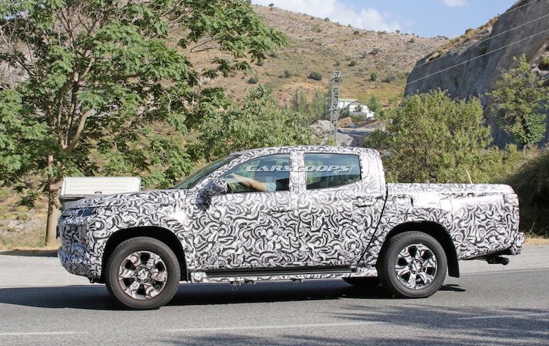 تصاویر جاسوسی پیکاپ فیس‌لیفت میتسوبیشی L200 منتشر شد