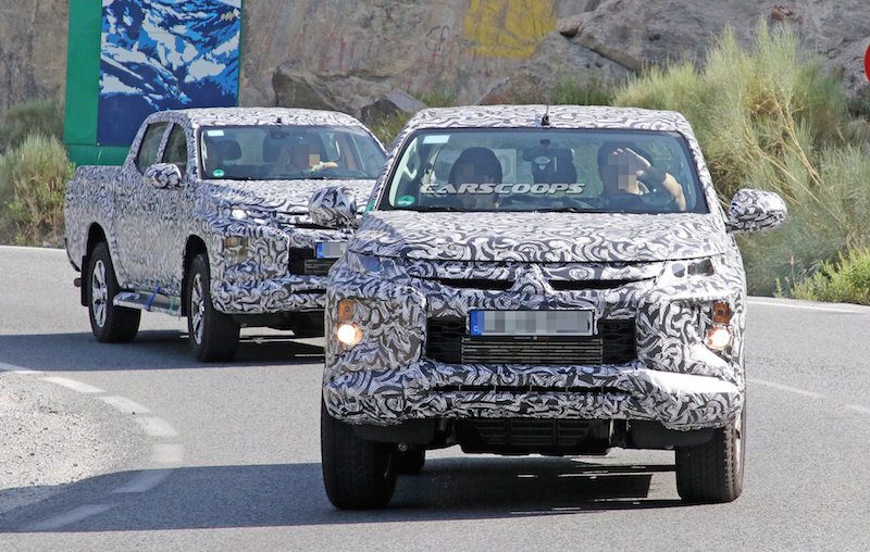 تصاویر جاسوسی پیکاپ فیس‌لیفت میتسوبیشی L200 منتشر شد