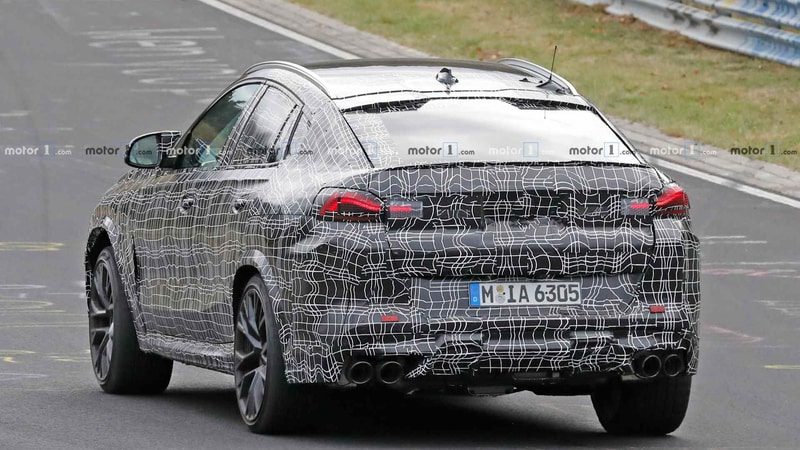 انتشار تصاویر جاسوسی بی‌ام‌و X6 M در پیست نوربرگرینگ