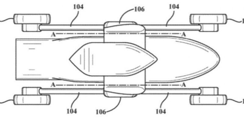 پتنت عجیب و جدید تویوتا برای خودروی پرنده!
