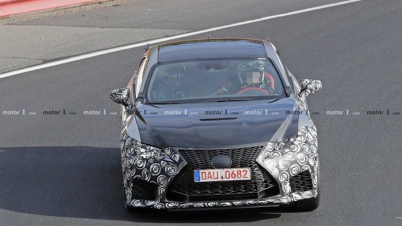 انتشار تصاویر جاسوسی لکسوس RC F GT در پیست نوربرگرینگ