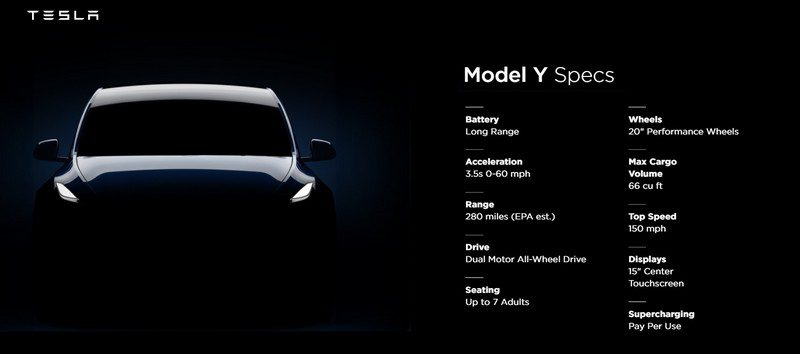 Tesla model Y - تسلا مدل Y