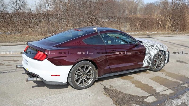 تصاویر جاسوسی فورد موستانگ نسخه هیبریدی منتشر شد