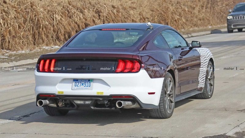 تصاویر جاسوسی فورد موستانگ نسخه هیبریدی منتشر شد