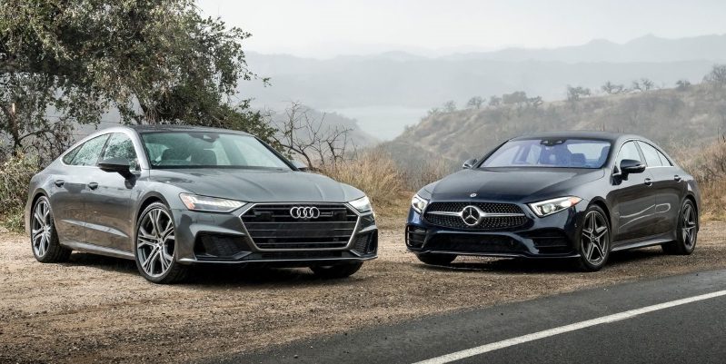 2019-audi-a7-vs-mercedes-benz-cls450- تقابل مرسدس CLS و آئودی A7