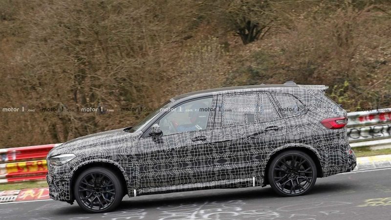 انتشار تصاویر جاسوسی از بی‌ام‌و X5 M جدید در نوربرگرینگ