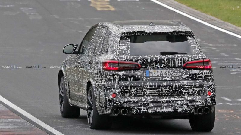 انتشار تصاویر جاسوسی از بی‌ام‌و X5 M جدید در نوربرگرینگ