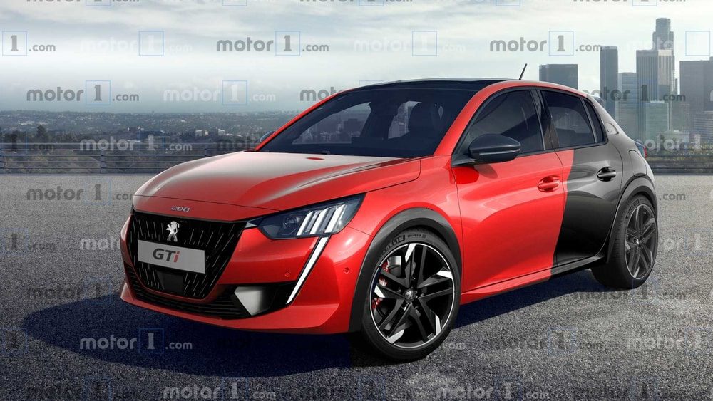 رندر جدیدی از پژو 208 GTi منتشر شد
