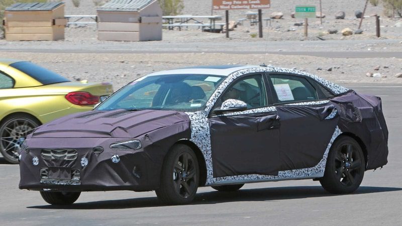 انتشار تصاویر جاسوسی از نسل آتی هیوندای النترا برای اولین بار!