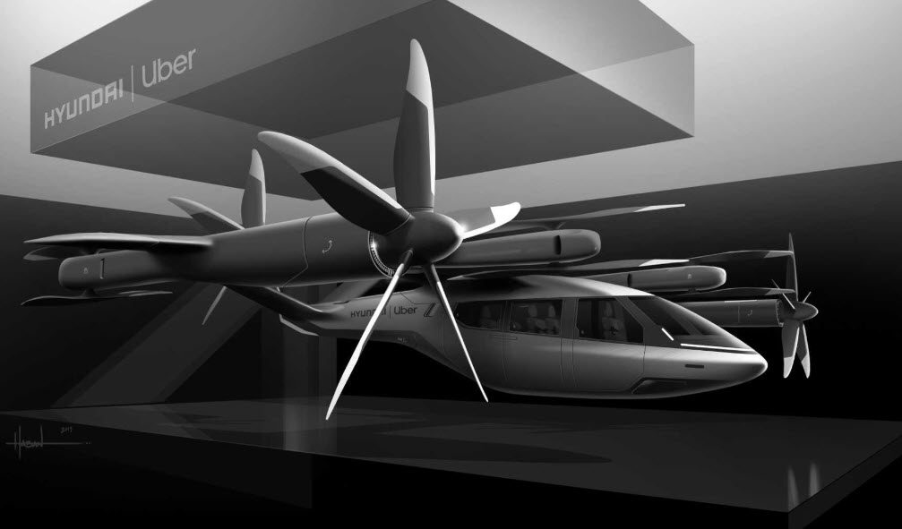 هیوندای از اولین تاکسی هوایی خود در CES2020 رونمایی کرد!