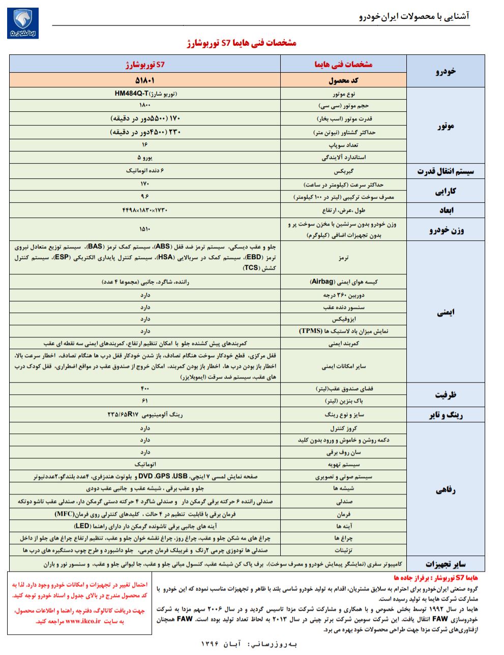مقایسه چری تیگو 7 با هایما S7 توربو ایران خودرو