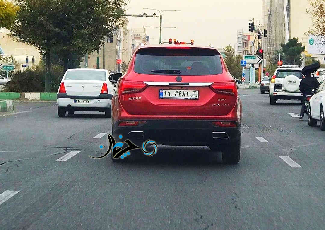 دانگ فنگ گلوری 580، خودرو جدید بازار ایران به همراه پلاک گذرموقت دیده شد + معرفی