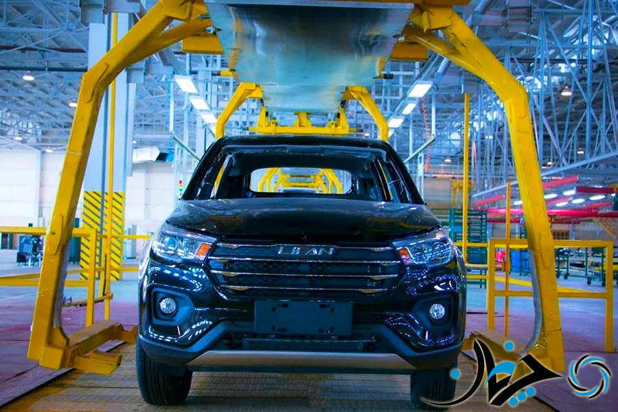 آغاز تولید خودرو لیفان X70 توسط شرکت خودروسازان بم + تصاویر