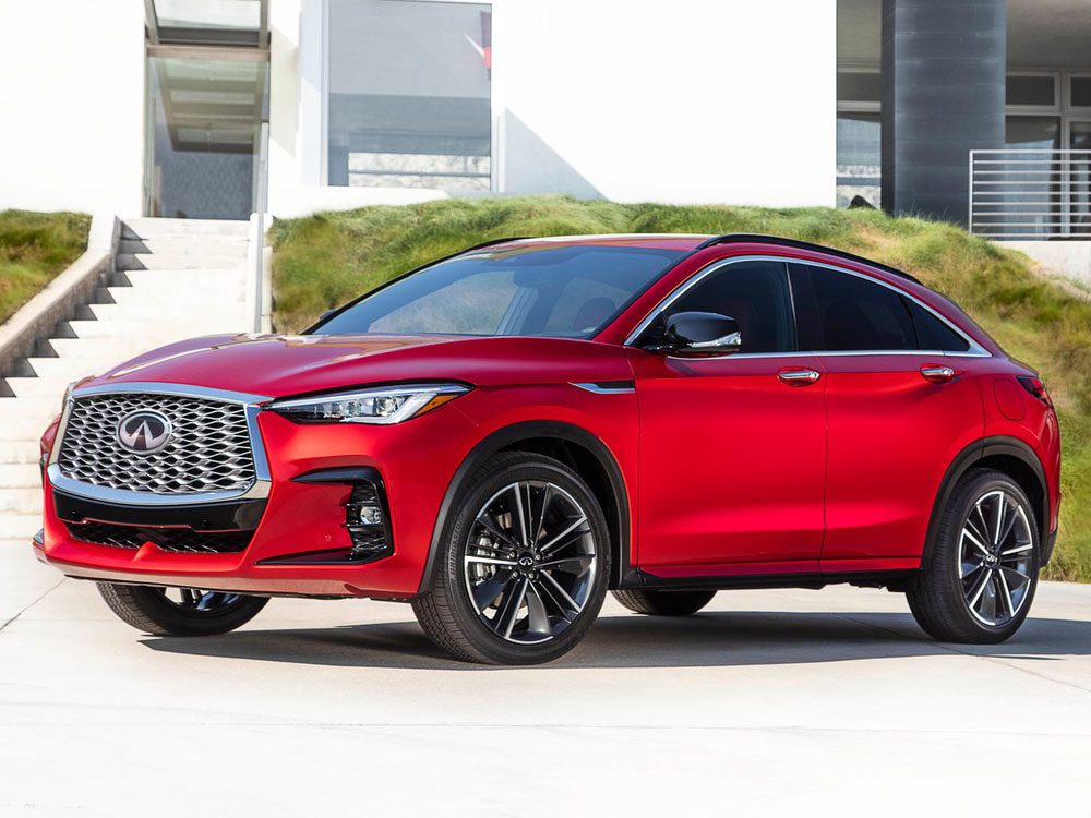 شاسی‌بلند کوپه اینفینیتی QX55 رونمایی شد