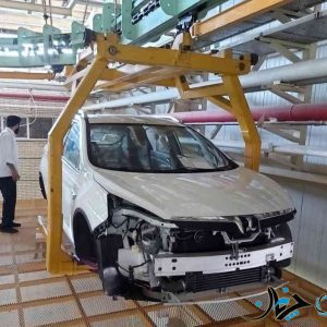 ویدیویی از مراحل تولید خودرو لوکسژن U6 در ایران توسط آذویکو منتشر شد