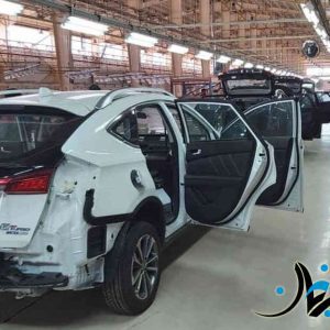 ویدیویی از مراحل تولید خودرو لوکسژن U6 در ایران توسط آذویکو منتشر شد