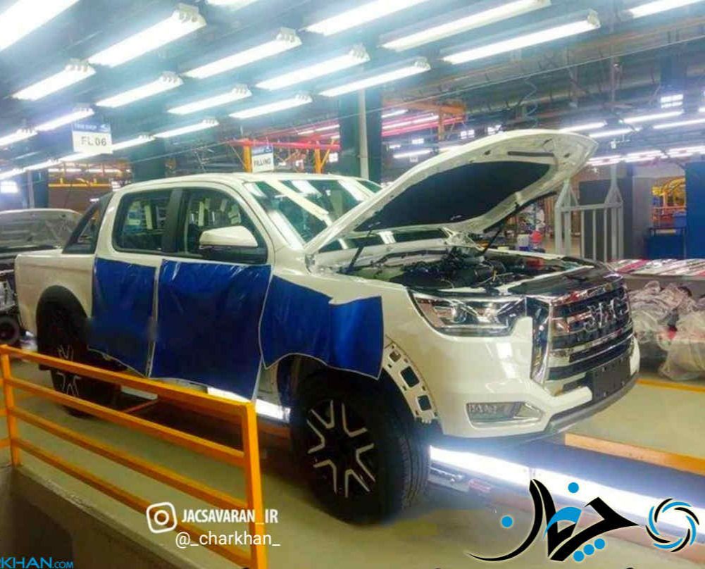 تولید پیکاپ جک T8 توسط شرکت کرمان موتور آغاز شد + تصاویر