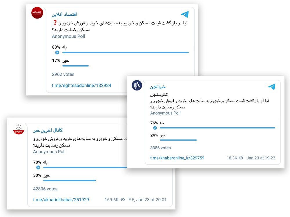 رضایت افکار عمومی از بازگشت قیمتها به آگهیهای اینترنتی رضایت افکار عمومی از بازگشت قیمتها به آگهیهای اینترنتی