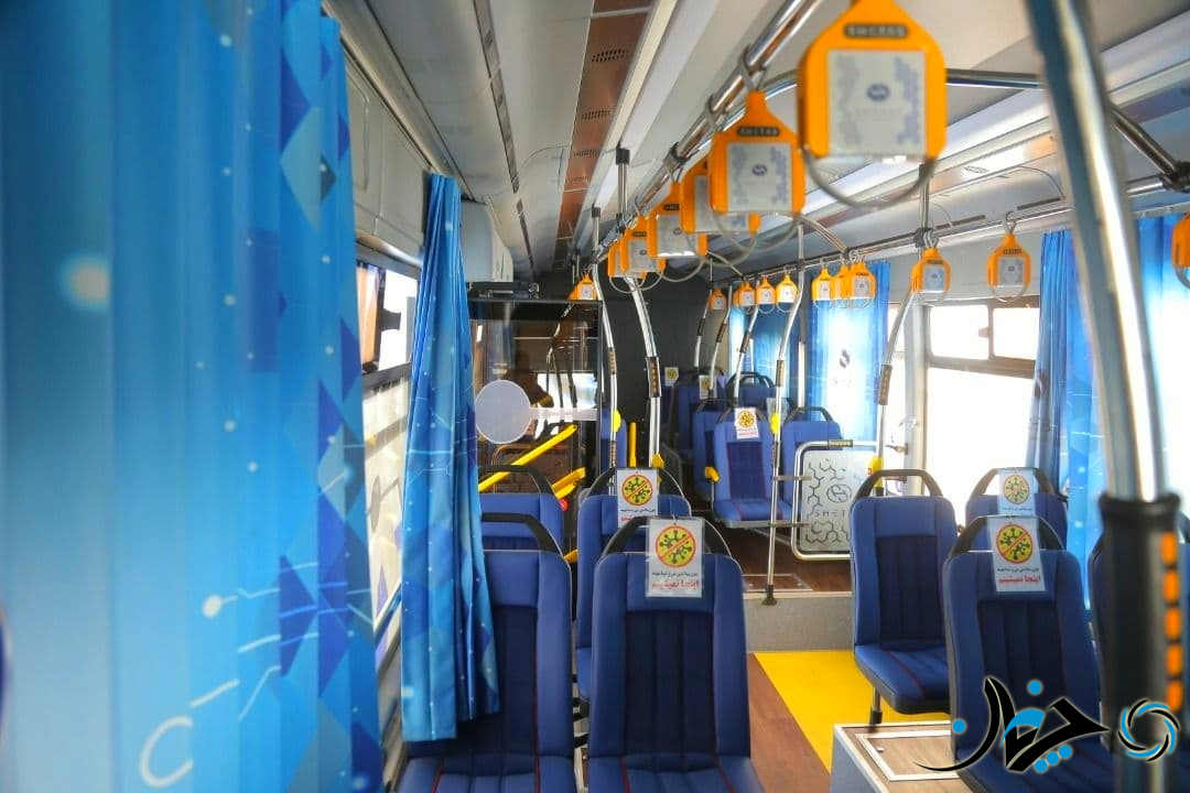 اولین اتوبوس برقی ایرانی با نام شتاب رونمایی شد