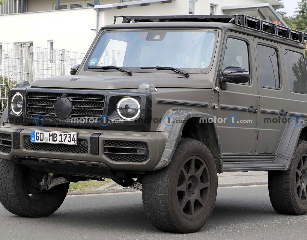 مرسدس بنز G کلاس 4x4 آفرودی آماده رونمایی می‌شود