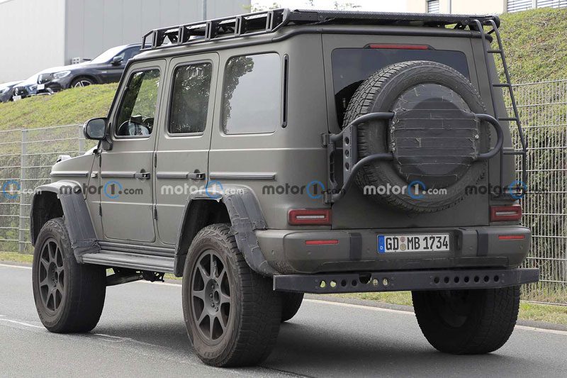 مرسدس بنز G کلاس 4x4 آفرودی آماده رونمایی می‌شود