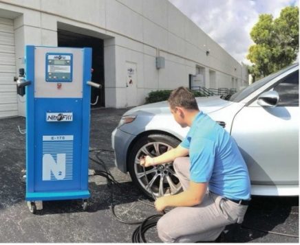 تاثیر گاز نیتروژن در افزایش کارایی تایر اتومبیل