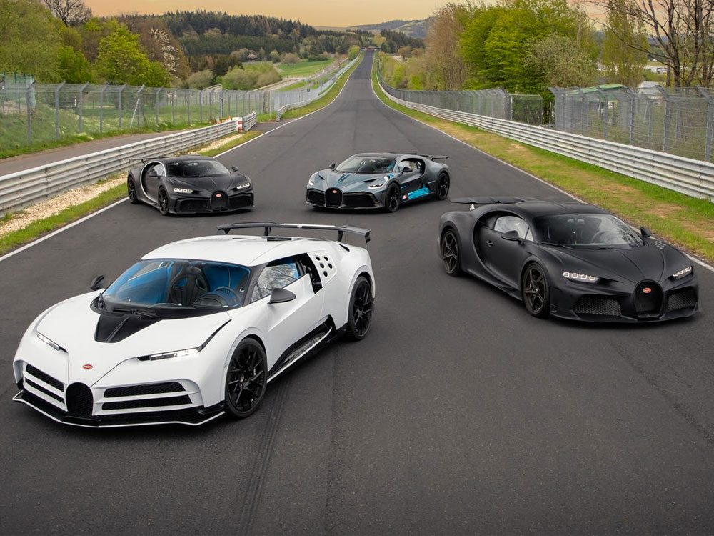 تمام مدل‌های بوگاتی شیرون به‌طور کامل فروخته شدند