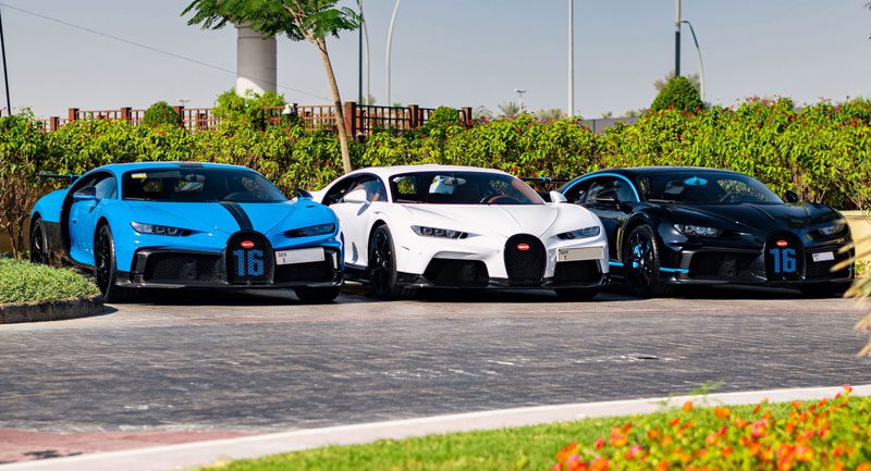 تمام مدل‌های بوگاتی شیرون به‌طور کامل فروخته شدند