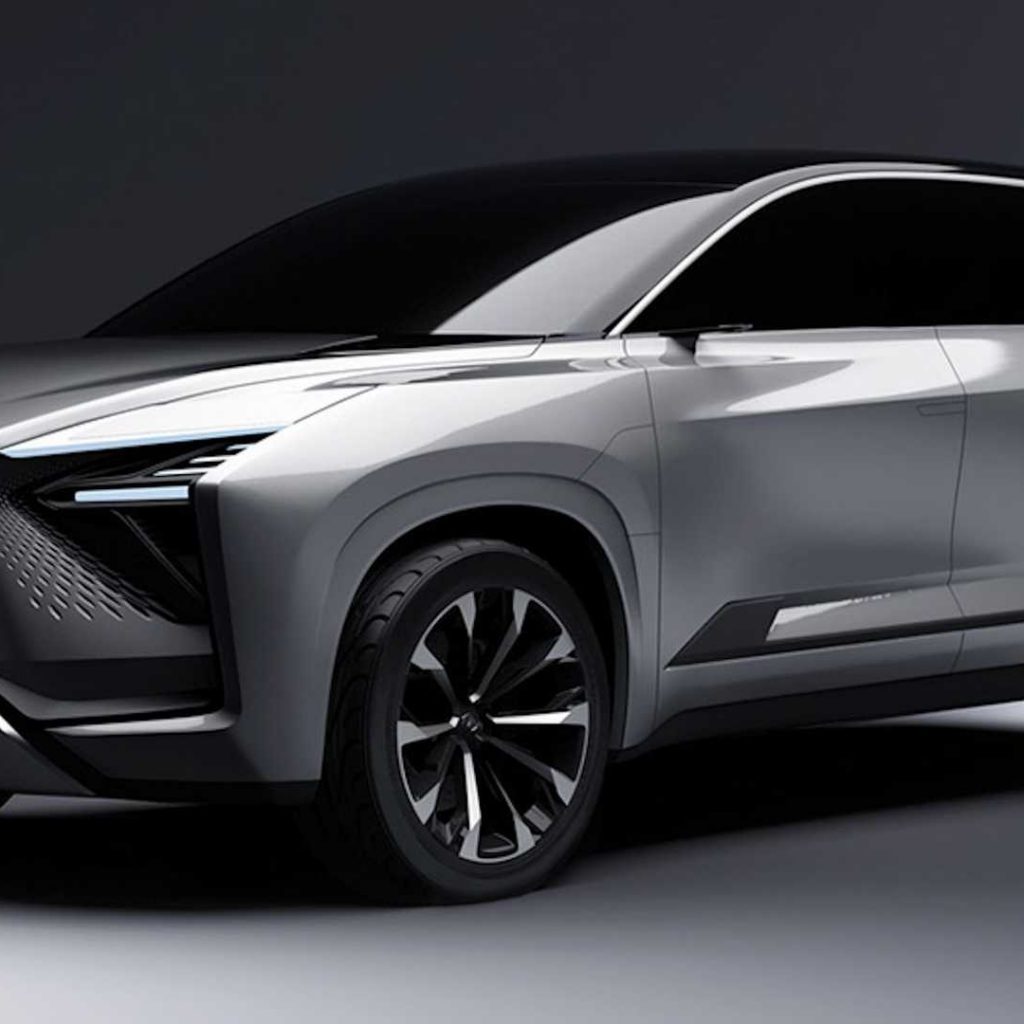 شاسی‌بلند الکتریکی زیبای لکسوس