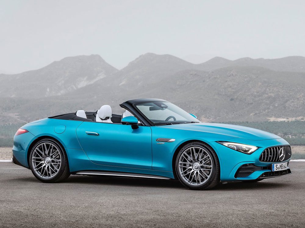 مرسدس SL63 AMG با پیشرانه چهار سیلندر معرفی شد