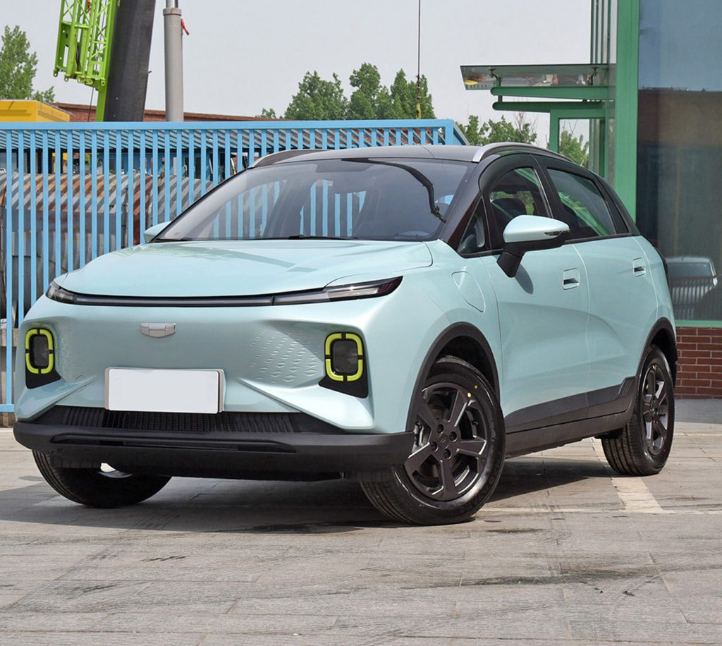 نمایش خودروی الکتریکی ژئومتری ای، محصولی از جیلی