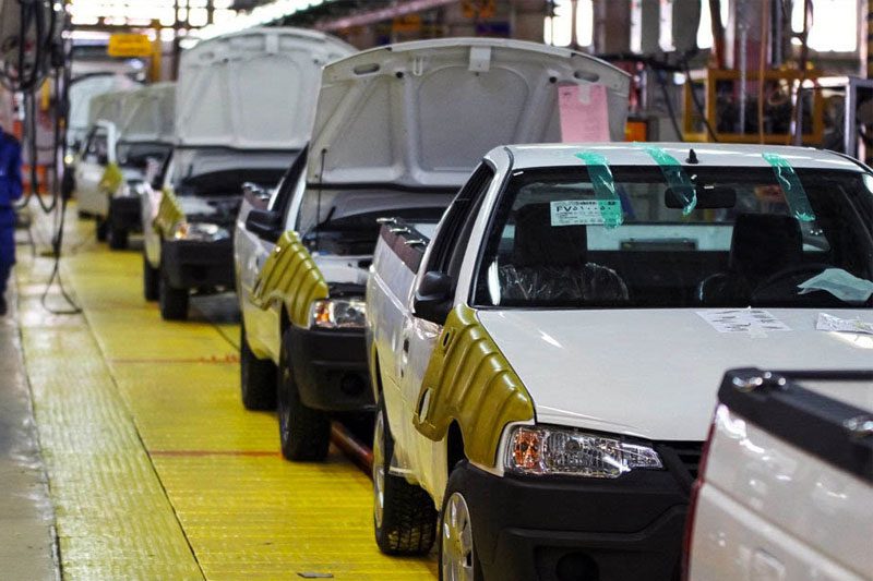 تولید انبوه وانت آریسان 2 با پیشرانه پژو 405 آغاز شد