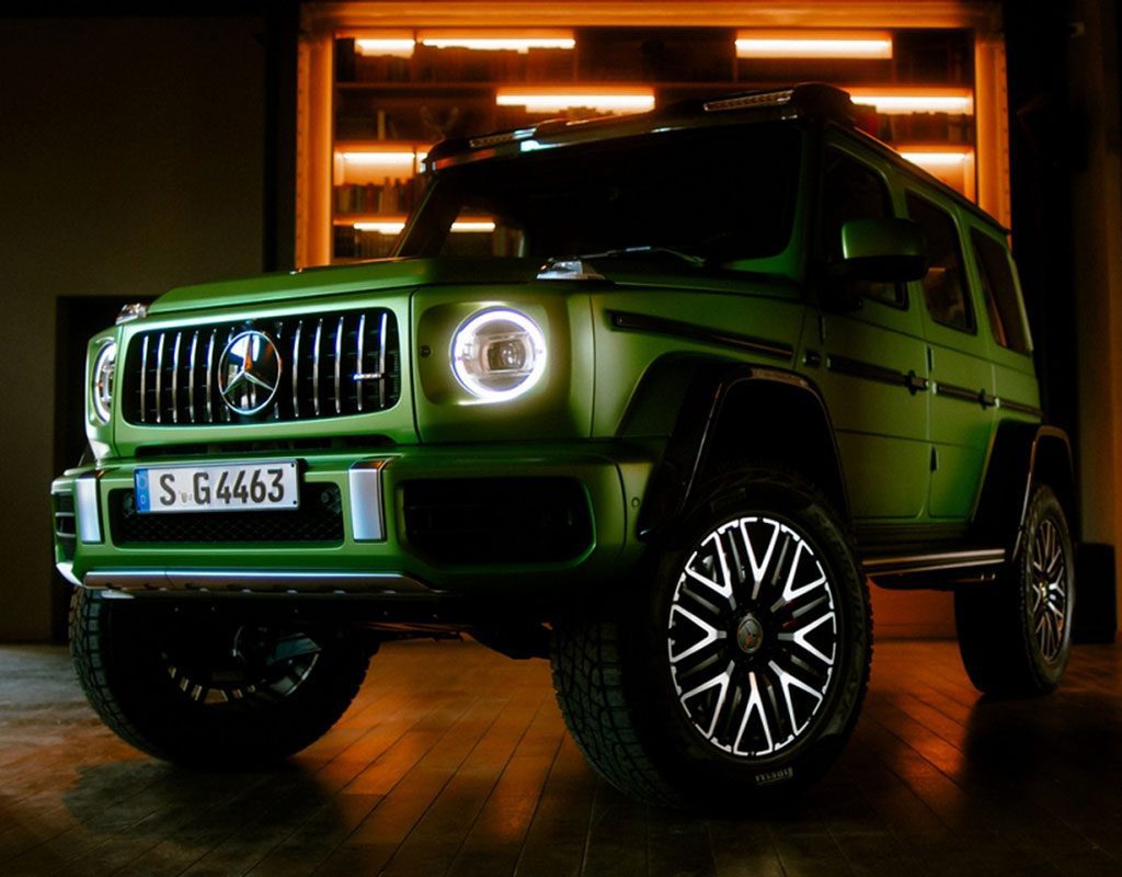 مرسدس G63 AMG 4x42 با محورهای پورتال برای فتح هرجایی معرفی شد