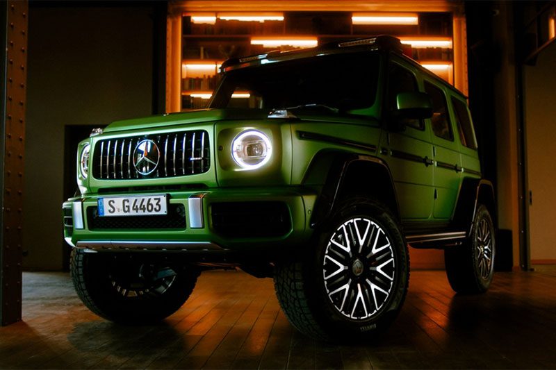 مرسدس G63 AMG 4x42 با محورهای پورتال برای فتح هرجایی معرفی شد