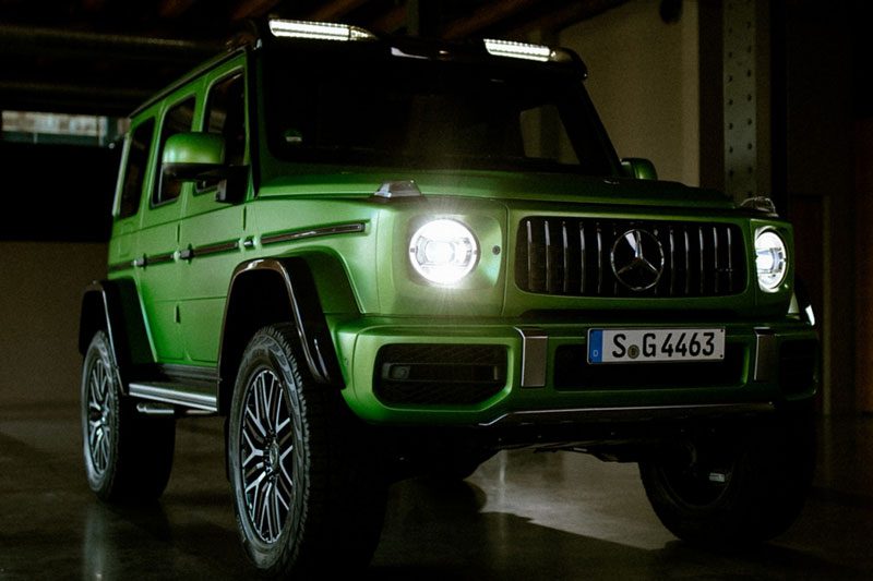 مرسدس G63 AMG 4x42 با محورهای پورتال برای فتح هرجایی معرفی شد