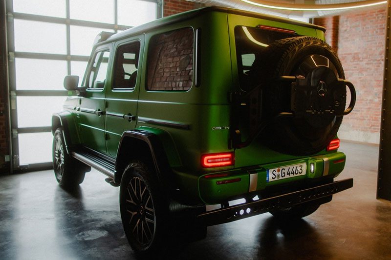 مرسدس G63 AMG 4x42 با محورهای پورتال برای فتح هرجایی معرفی شد