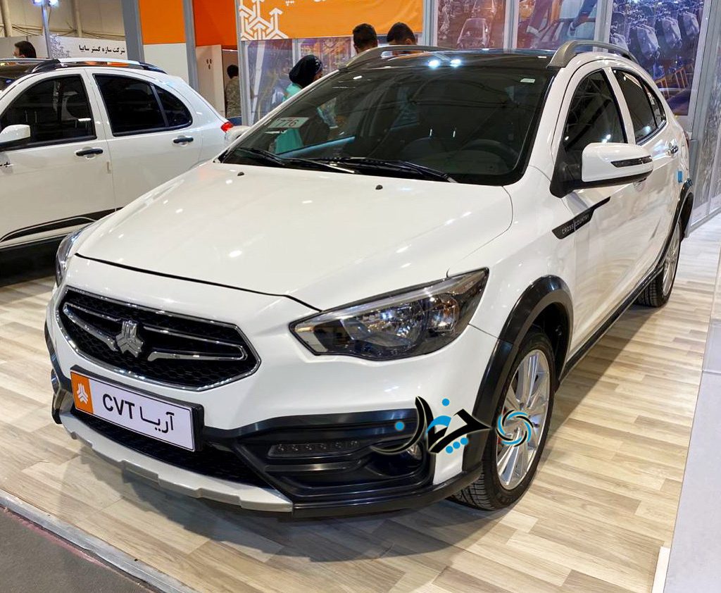 نگاهی به هاچ‌بک کراس سایپا آریا در نوزدهمین دوره نمایشگاه خودرو شیراز!