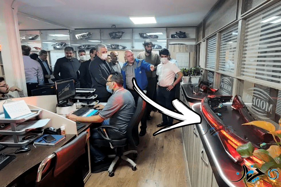 گرافیک جدید چراغ‌های عقب تارا اتوماتیک V4 ایران خودرو دیده شد!